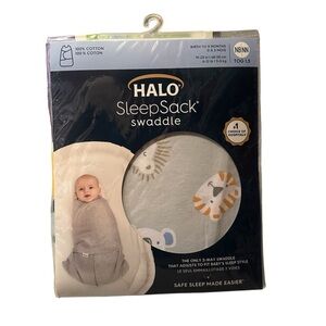 Halo SleepSack Swaddle with Jungle Animal Design